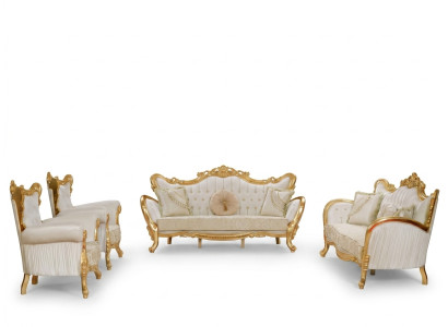 Ensemble de canapé Canapé 3+3+1+1 Canapé Canapé Meubles Rembourrage 4 pièces. Ensemble pour votre maison
