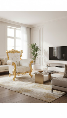 Fauteuil Chesterfield Canapé Blanc 1 Place Bois Tissu Canapés Rembourrage Neuf