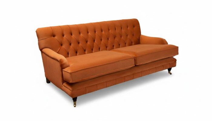 Chesterfield Design Canapé de luxe Rembourrage Siège Suite Textile nouveau