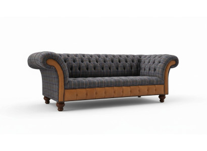 Canapé en tissu de luxe Chesterfield Canapé Canapés garnissage 3 places Canapés neufs
