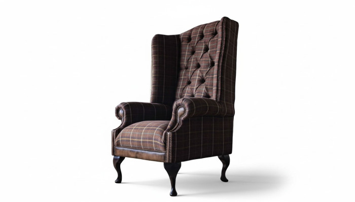 Canapé de design Chesterfield Fauteuil Canapé Rembourrage Fauteuil à oreilles 1 place neuf