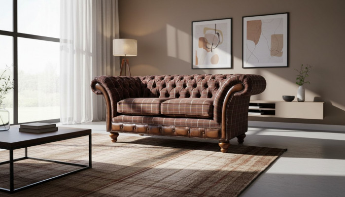 Chesterfield deux places Meubles Canapé 2 places Canapé Rembourrage Salon Canapés