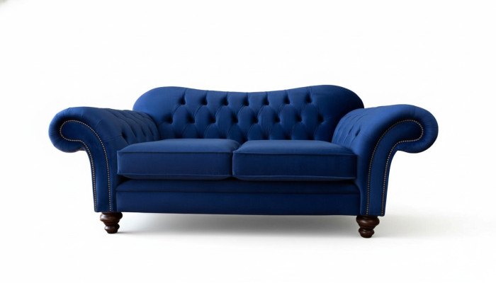 Sofas Chesterfield Canapé Design 2 Places Canapé Luxe Classique Textile