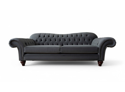 Chesterfield 3 places canapé en tissu Design Canapé Tapisserie Canapés de luxe