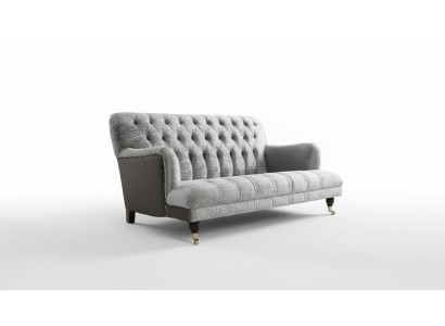 Canapé design 3 places Chesterfield Canapé Tissu Design Salon nouveau