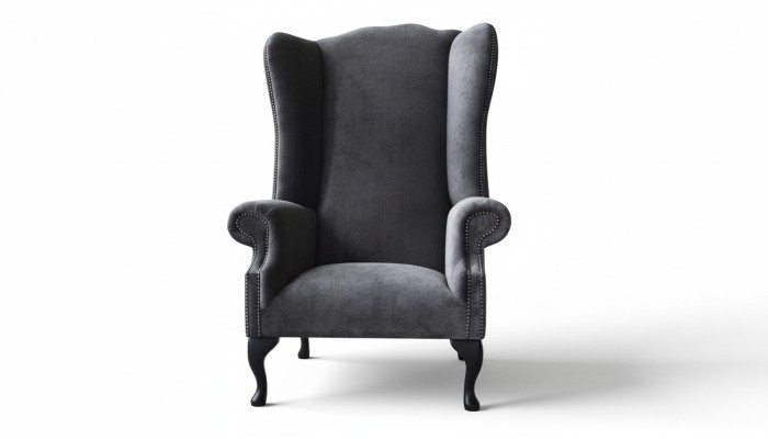 Fauteuil à ailes canapé design rembourré Chesterfield Canapé Chesterfield Meuble textile