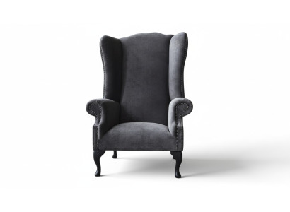 Fauteuil à ailes canapé design rembourré Chesterfield Canapé Chesterfield Meuble textile