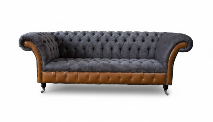 Canapé Design 3 places Canapé Chesterfield Canapé Rembourré Trois Places neuf