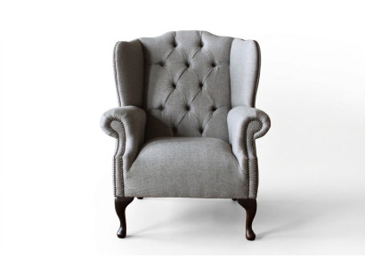 Luxe Tapisserie Classique Fauteuil Chesterfield à ailes fauteuil pour une personne nouvel
