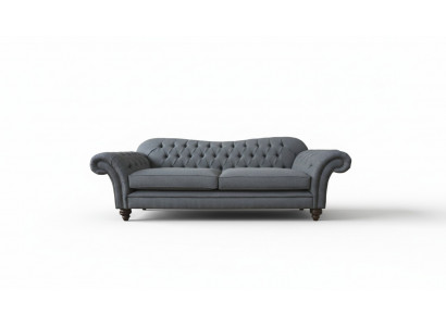 Canapé moderne 3 places en tissu de luxe Gris nouveau Revêtement de canapé