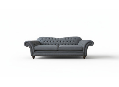 Canapé moderne 3 places en tissu de luxe Gris nouveau Revêtement de canapé