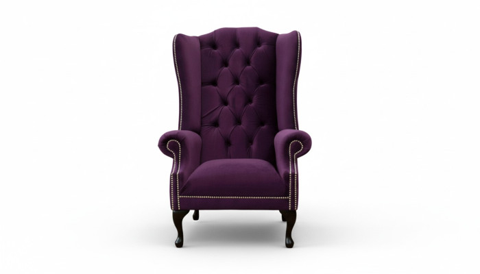 Fauteuil à aile Fauteuil de design Revêtement de canapé Chesterfield Canapé Tissu nouveau