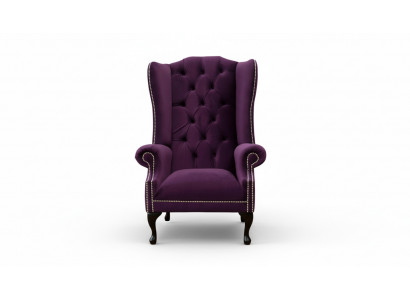 Fauteuil à aile Fauteuil de design Revêtement de canapé Chesterfield Canapé Tissu nouveau