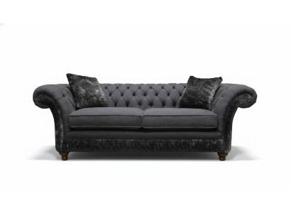 Canapé 3 places Canapé en tissu Gris Canapé design Canapé Chesterfield