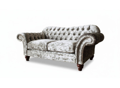Revêtement Chesterfield en tissu canapé 2 places Canapé Design Luxury Tissu Canapés