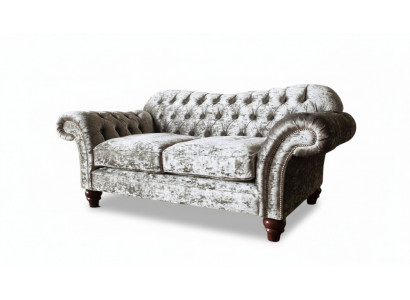 Revêtement Chesterfield en tissu canapé 2 places Canapé Design Luxury Tissu Canapés