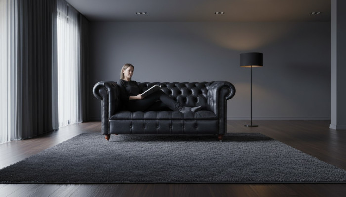 Design classique Chesterfield Ensemble de canapé de siège de canapé de luxe en cuir neuf