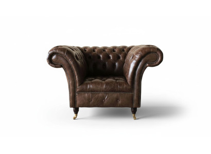 Fauteuil Chesterfield Design Classique Salon Rembourrage Style Meuble 1 Place
