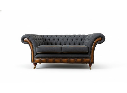 Canapé 2 places Canapés design Canapés Tissu Chesterfield Deux places