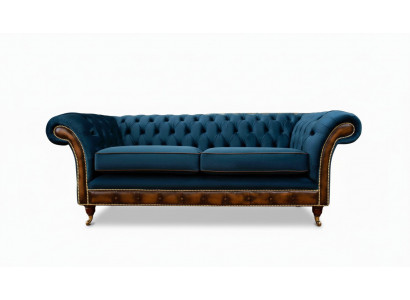 Design du canapé trois places Rembourrage Canapé Chesterfield Meuble de salon Siège