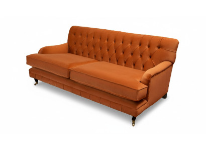 Canapé trois places 3 places Chesterfield en tissu design moderne Canapé de salon