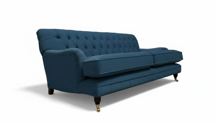 Trois places Design d'ameublement de canapé bleu canapé sièges canapés Chesterfield