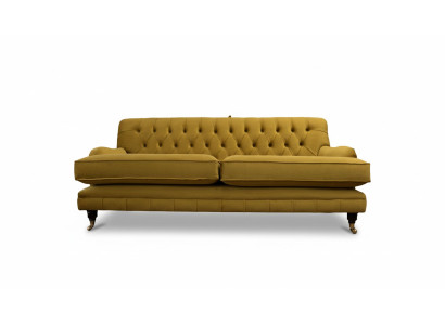 Canapé Chesterfield 3 places Tissu en tissu élégant Canapés
