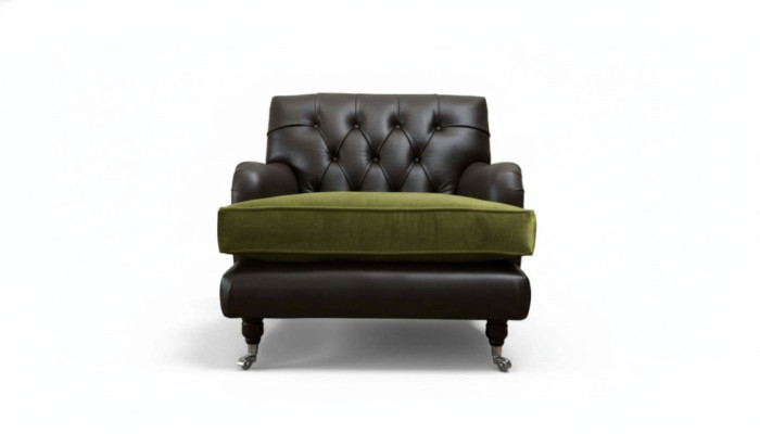 Chesterfield Fauteuil Design Revêtement Canapé Chesterfield Cuir