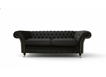 Canapé 3 places Chesterfield en tissu de luxe Sofas de canapés rembourrés