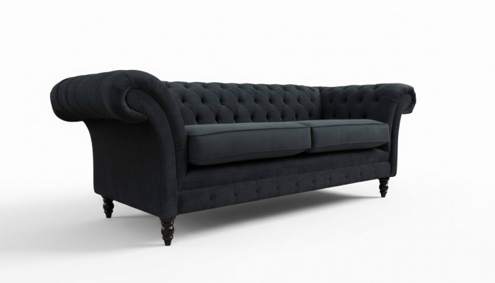 Chesterfield Rose nouveau canapé en tissu trois places Design Canapé d'ameublement nouveau