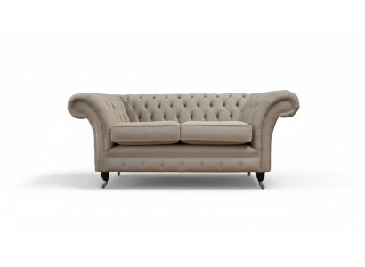 Tissu d'ameublement en textile Chesterfield Canapé Design Canapé de Luxe Tissus Canapés 2 Places