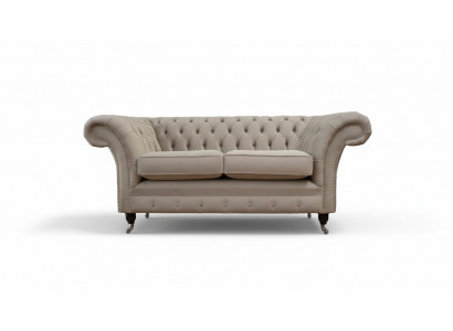 Tissu d'ameublement en textile Chesterfield Canapé Design Canapé de Luxe Tissus Canapés 2 Places