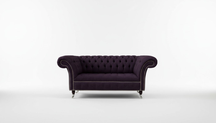 Canapé Rembourrage Canapés neufs Canapé 2 places Design Chesterfield Tissu Canapé