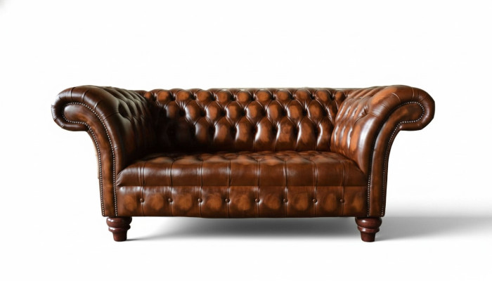 Canapé Chesterfield de luxe 2 places