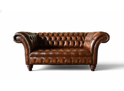 Canapé Chesterfield de luxe 2 places