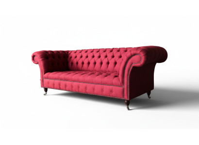Chesterfield 3 places canapé design 3 canapés canapé tissu textile