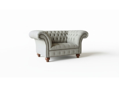 Chesterfield Fauteuil 1 Place Canapé Siège Rembourrage Tissu Mobilier Textile