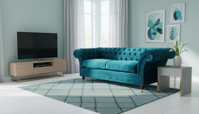 Canapé design 3 places Chesterfield Canapé Tapisserie Canapés Designs Siège de canapé