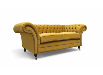 Canapé 2 places Canapé Rembourrage Tissu Chesterfield Canapés neufs