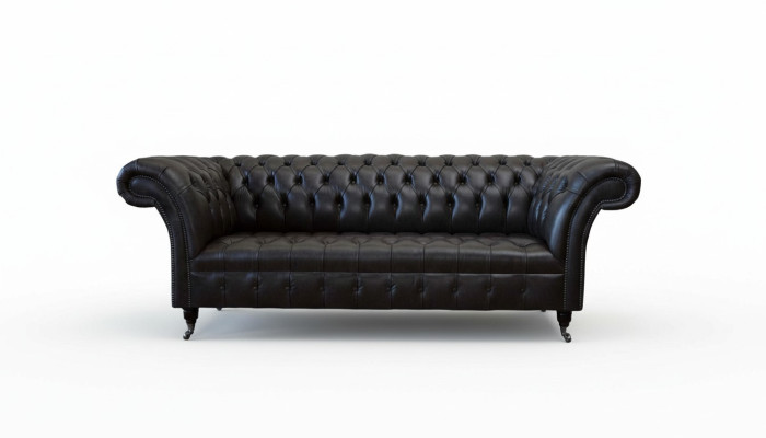 Chesterfield Design Luxe Rembourrage Canapé Moderne Siège en Cuir Lederosfa