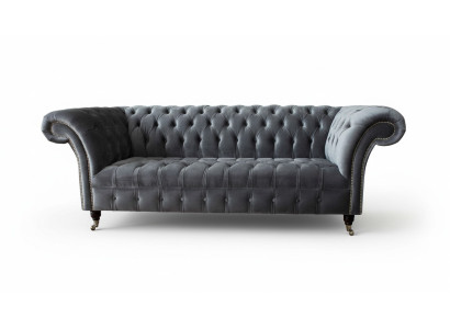 Chesterfield canapé design 3 places Canapés Canapés Textile Trois places