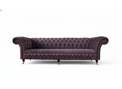 Canapé design 4 places Canapé Rembourrage Luxe Canapés en textile Chesterfield