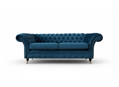 Canapé rembourré de luxe trois places, canapé coussin à assise pour le salon, nouveaux canapés