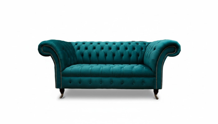 Canapé 2 places Canapés design Canapés Rembourrage Tissu Chesterfield Siège