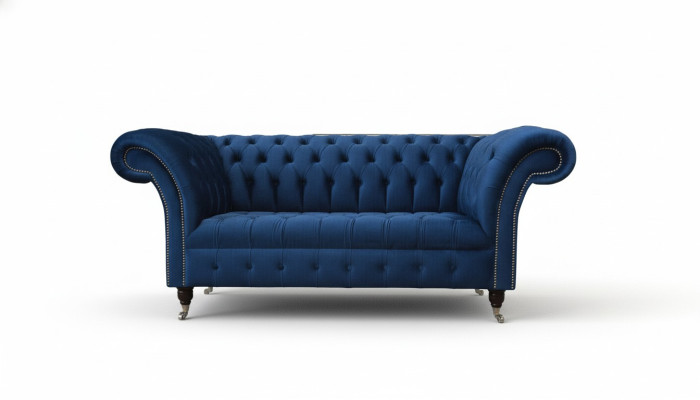 Meubles de bureau Chesterfield en anglais - Canapé 2 places RoyalBlue
