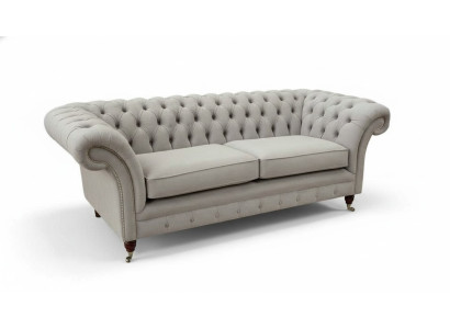 Chesterfield 3 places canapé relax textile canapé en tissu canapés