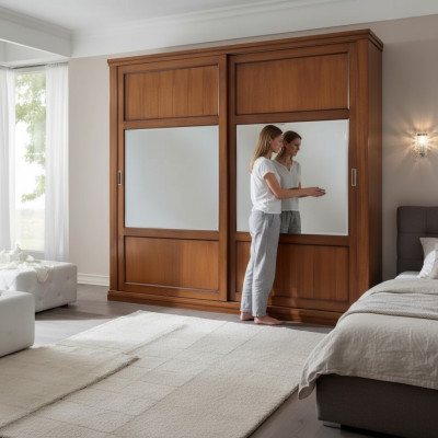 Armoire Armoire Armoires en bois Mobilier de chambre Design Bois