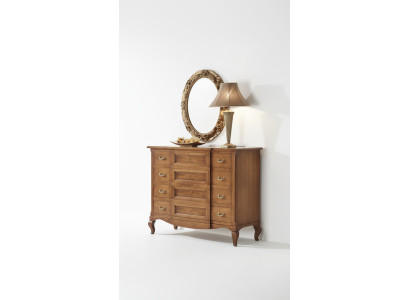 Chambre Commode avec Miroir Ensemble de meubles moderne de luxe 2 pièces en bois neuf