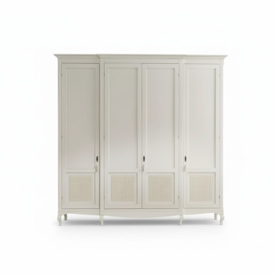 Chambre armoire de luxe armoire blanche bois mobilier moderne neuf