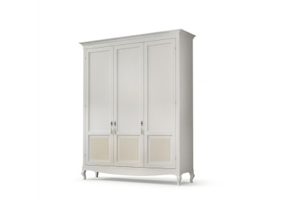 Armoire Chambre Bois Design Classique Mobilier Blanc Armoires
